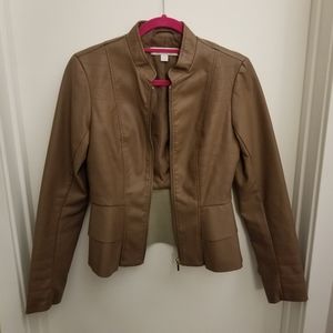 New York & Company Faux Leather Jacket